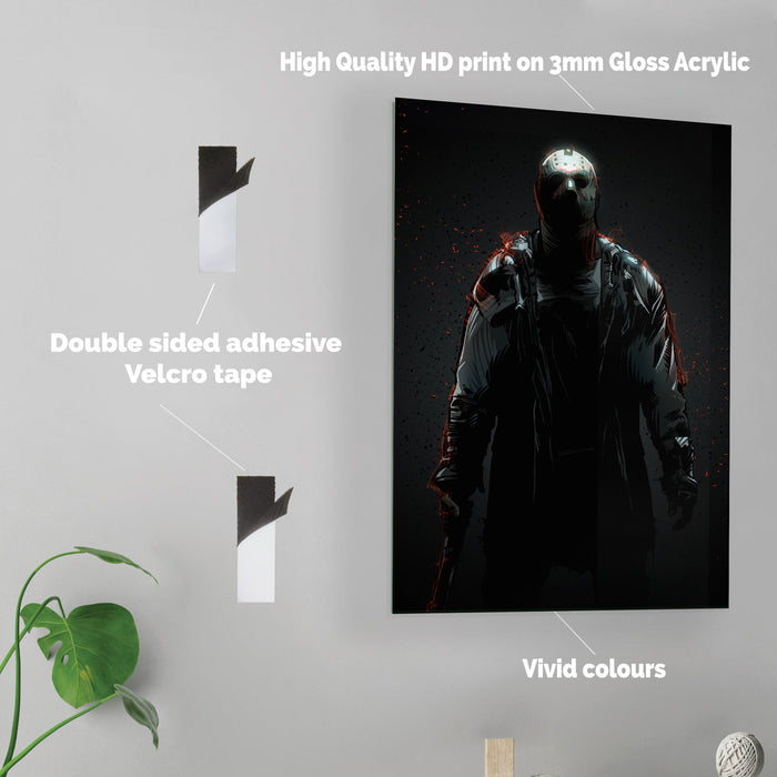 Jason Voorhees - Acrylic Wall Art Poster Print