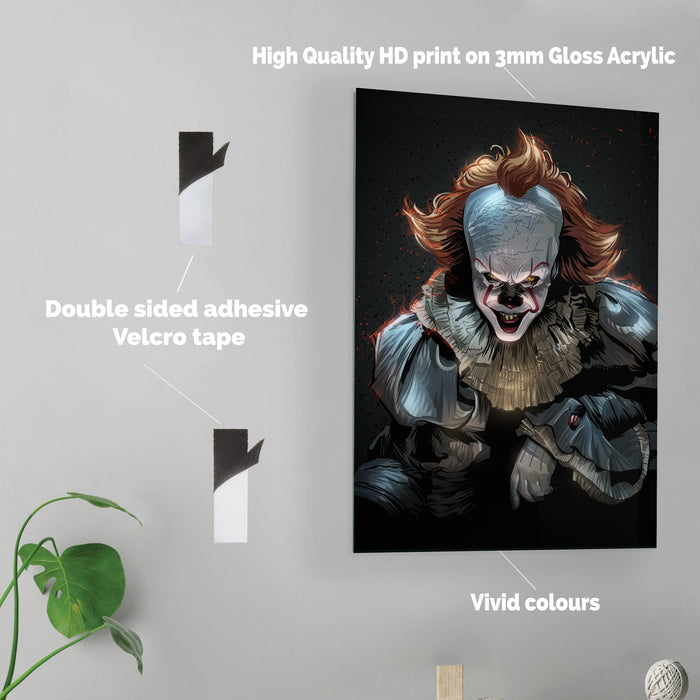 Pennywise - Acrylic Wall Art Poster Print