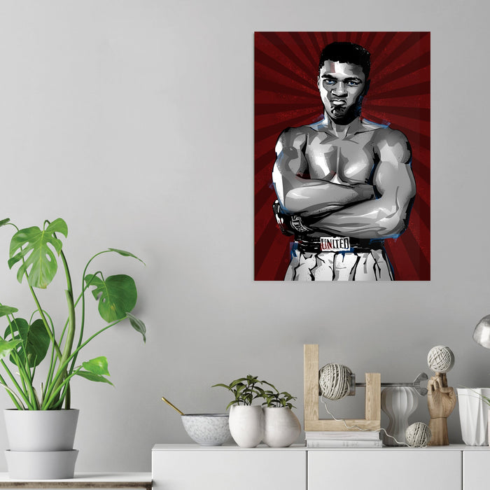 Muhammad Ali - Acrylic Wall Art Poster Print