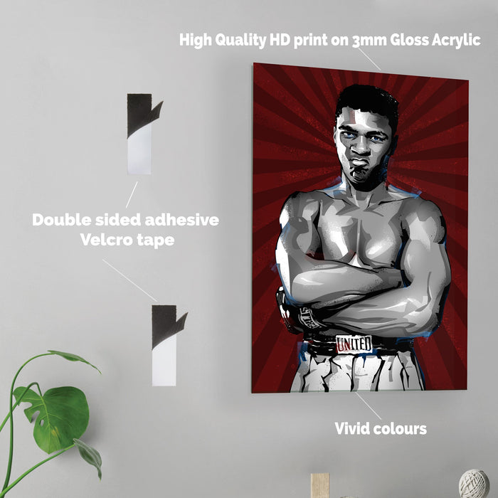 Muhammad Ali - Acrylic Wall Art Poster Print