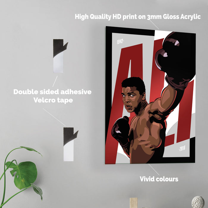 Ali the Greatest - Acrylic Wall Art Poster Print