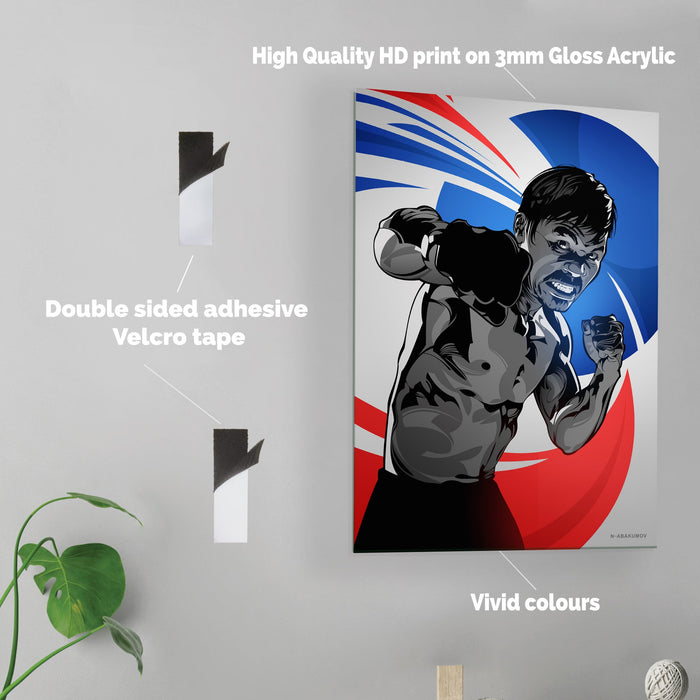 Manny Pacquiao - Acrylic Wall Art Poster Print