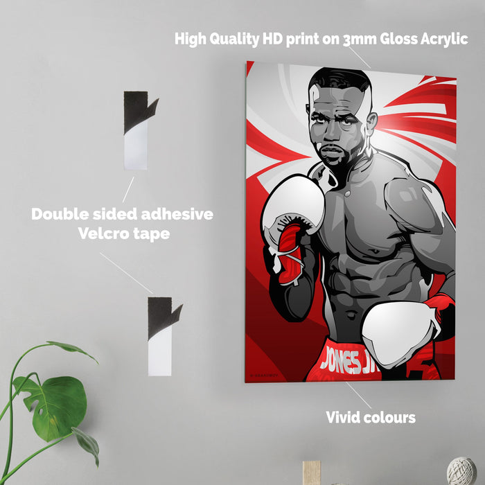 Roy Jones Jr. - Acrylic Wall Art Poster Print