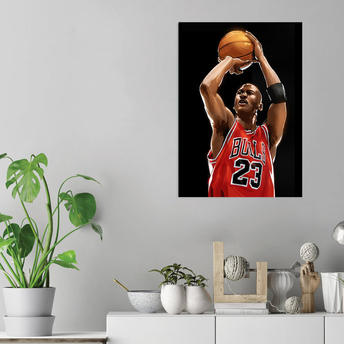 Michael Jordan - Acrylic Wall Art Poster Print