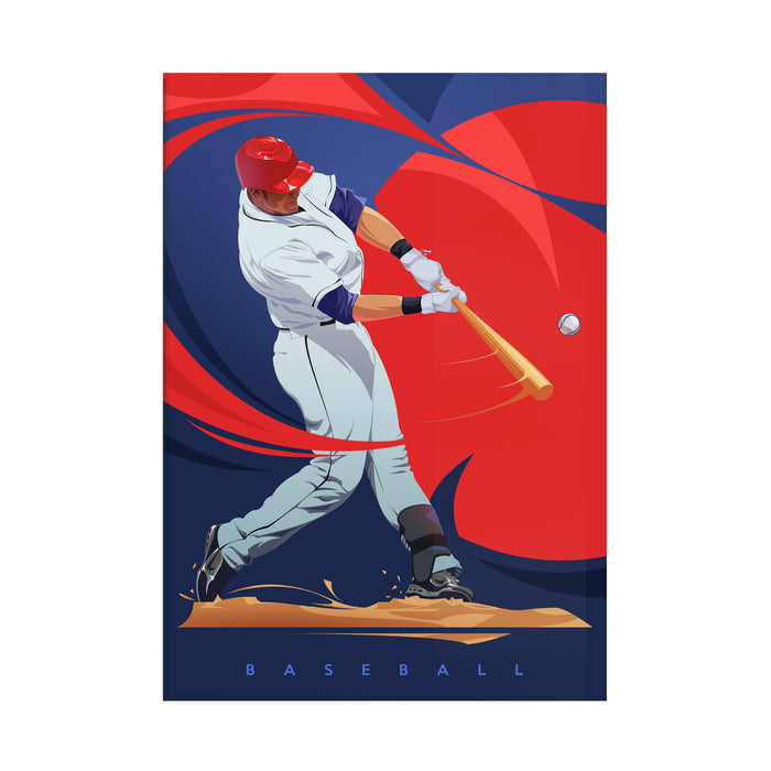 Baseball - Acrylic Wall Art Poster Print
