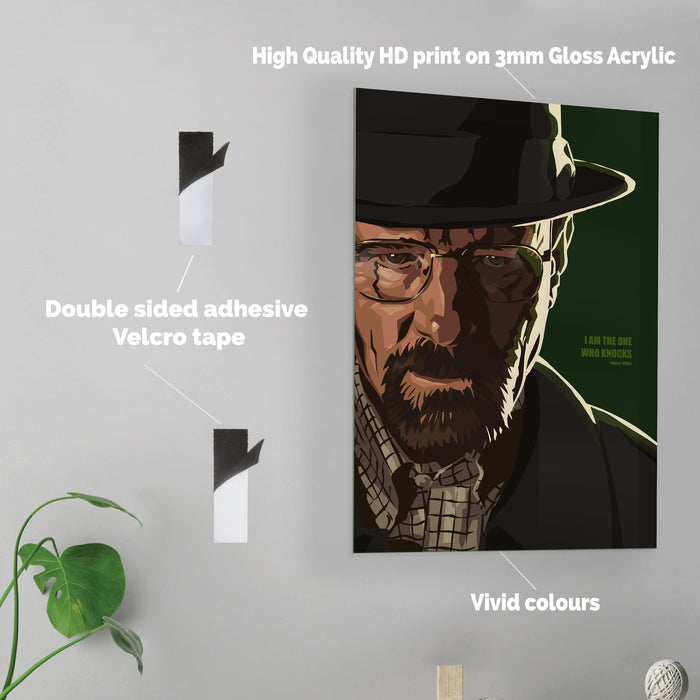 Heisenberg - Acrylic Wall Art Poster Print