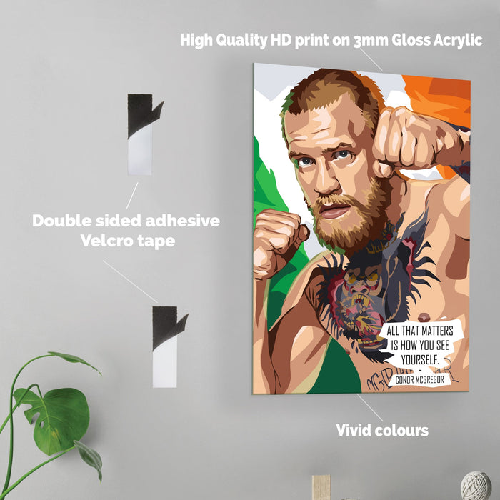 Conor - Acrylic Wall Art Poster Print