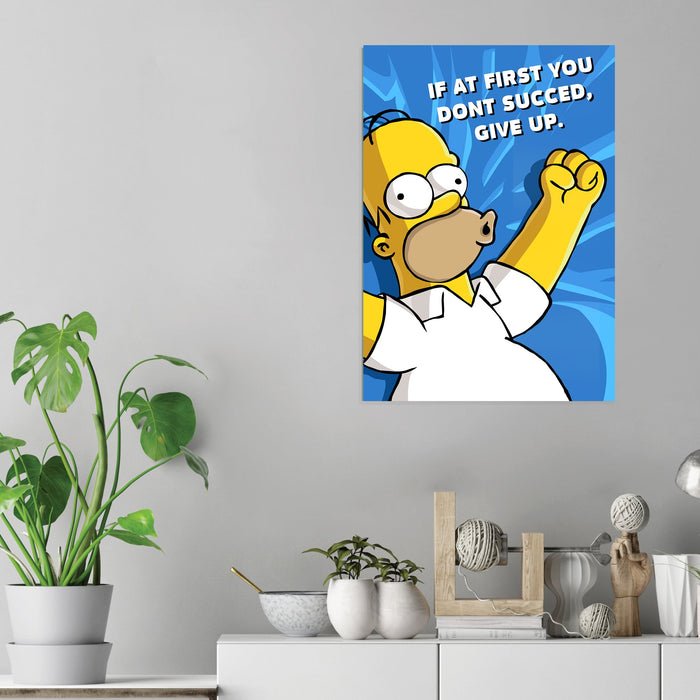 Homer - Acrylic Wall Art Poster Print