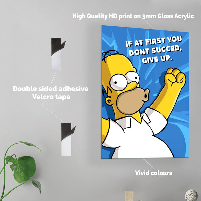 Homer - Acrylic Wall Art Poster Print