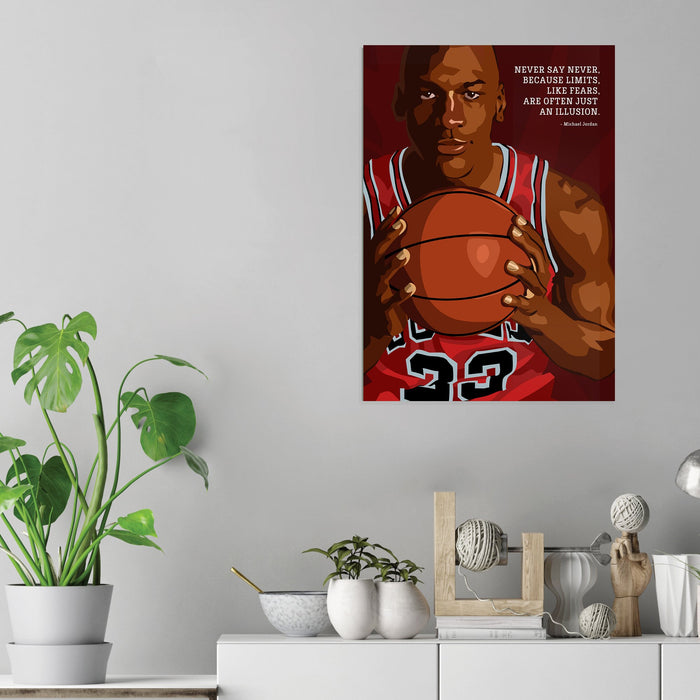 Jordan - Acrylic Wall Art Poster Print