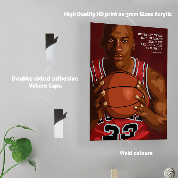 Jordan - Acrylic Wall Art Poster Print