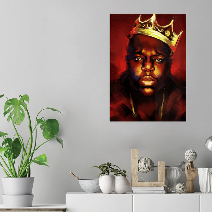 Biggie King - Acrylic Wall Art Poster Print