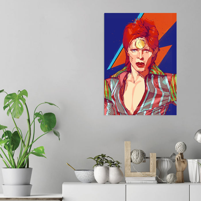 Bowie - Acrylic Wall Art Poster Print