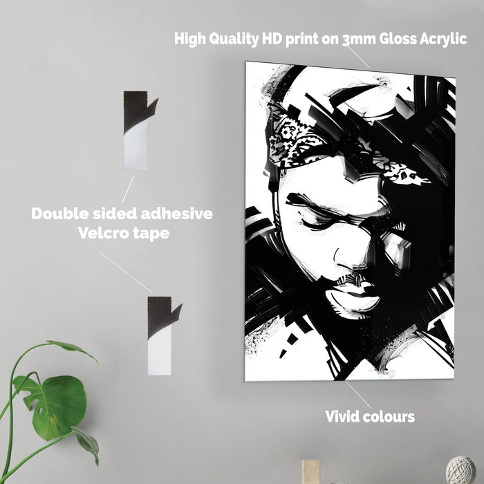 Ice Cube - Poster Print Acrylic Wall Art