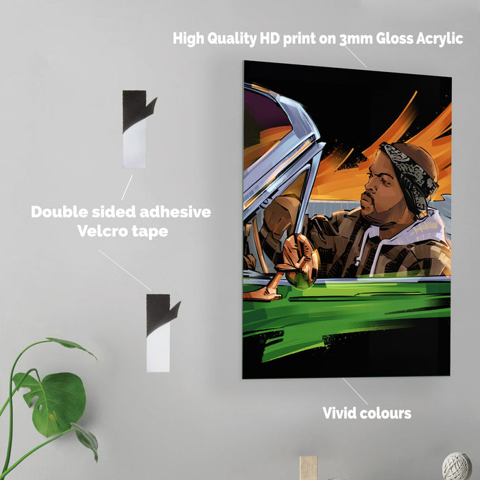 Ice Cube - Acrylic Poster Print