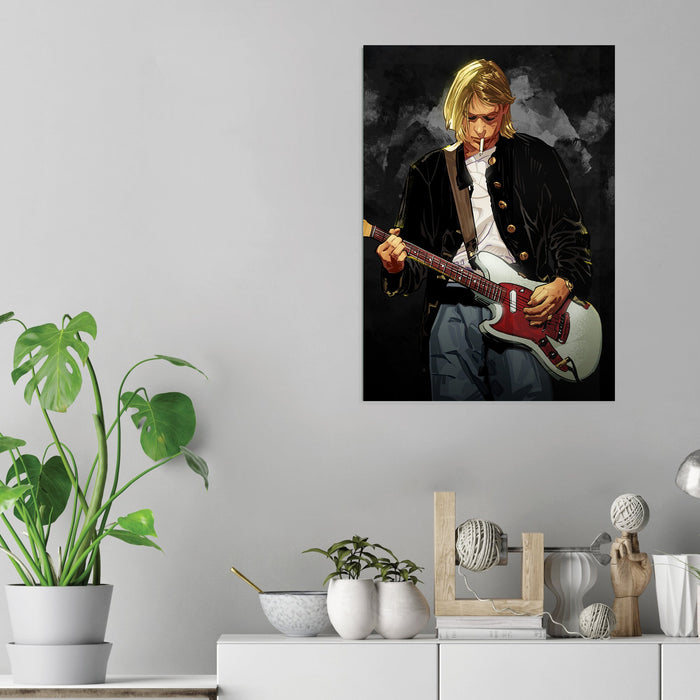 Kurt Cobain - Acrylic Wall Art Poster Print