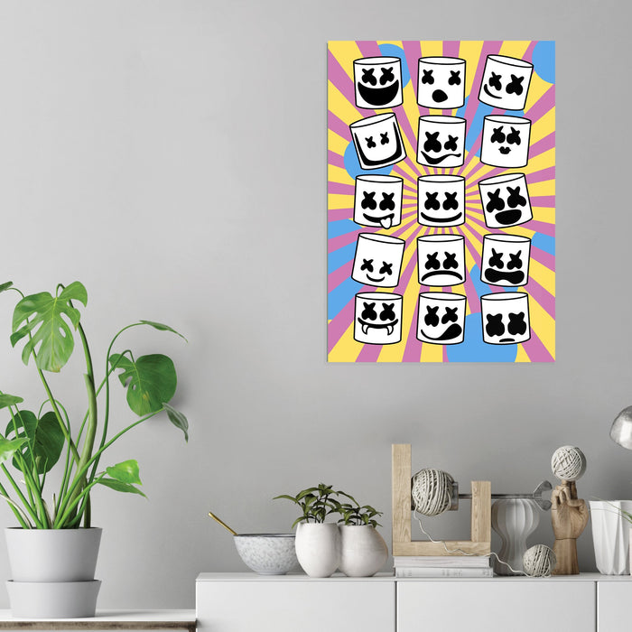 Marshmello - Acrylic Wall Art Poster Print