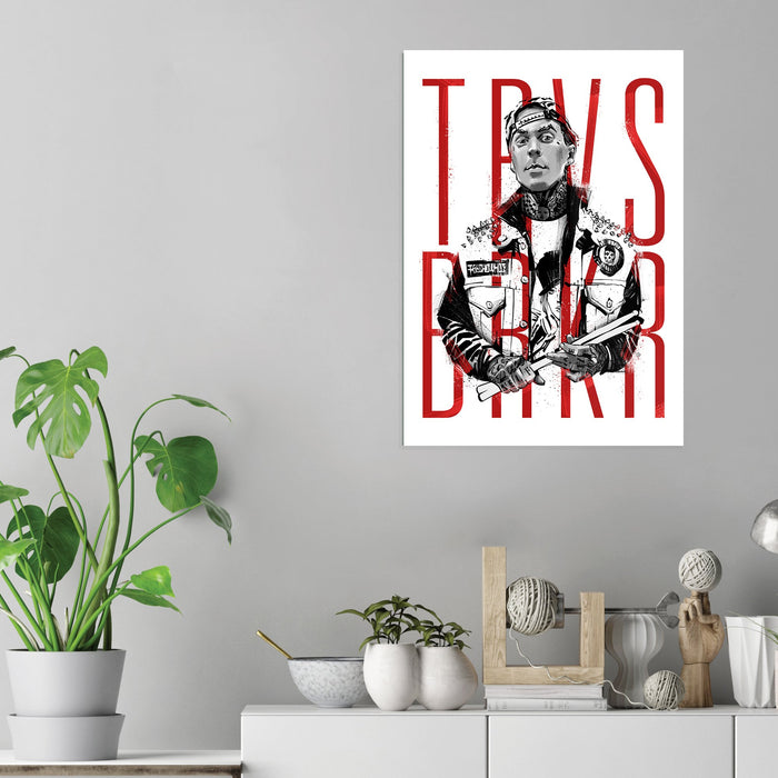 Travis Barker - Acrylic Wall Art Poster Print