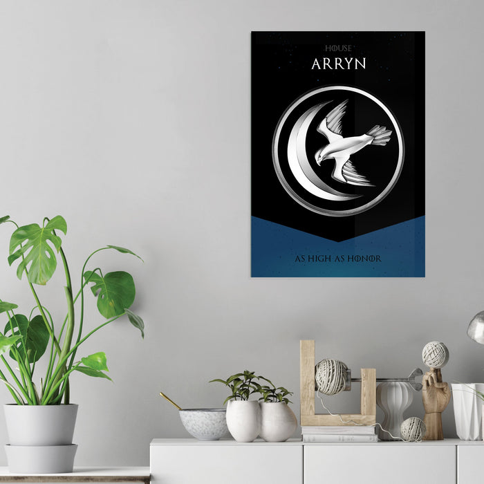 GOT House Arryn - Acrylic Wall Art Poster Print