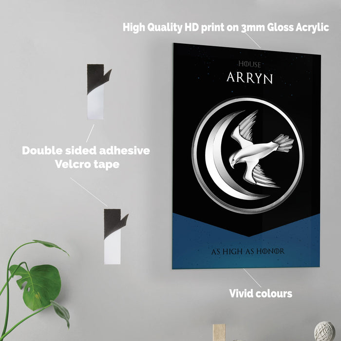 GOT House Arryn - Acrylic Wall Art Poster Print