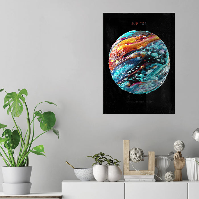 Abstract Jupiter - Acrylic Wall Art Poster Print