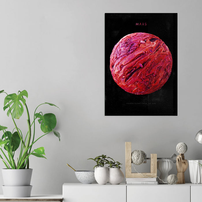 Abstract Mars - Acrylic Wall Art Poster Print