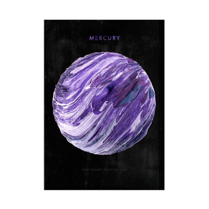 Abstract Mercury - Acrylic Wall Art Poster Print