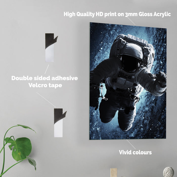 Astronaut - Acrylic Wall Art Poster Print