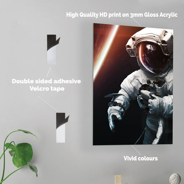 Astronaut - Acrylic Wall Art Poster Print