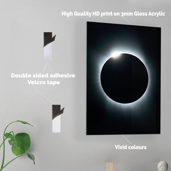 Solar Eclipse - Acrylic Wall Art Poster Print