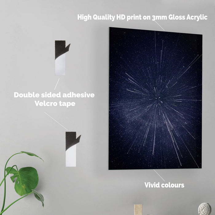 Warp Speed - Acrylic Wall Art Poster Print