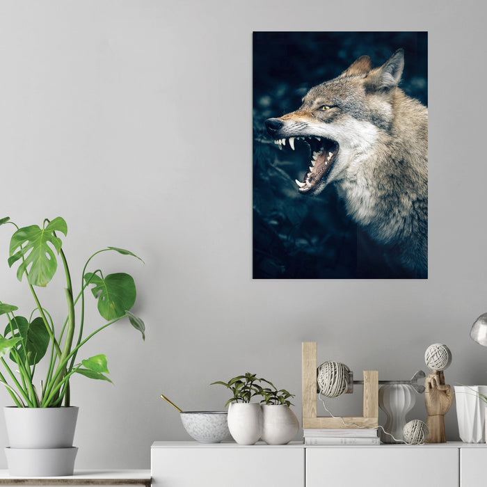 Wolf - Acrylic Wall Art Poster Print