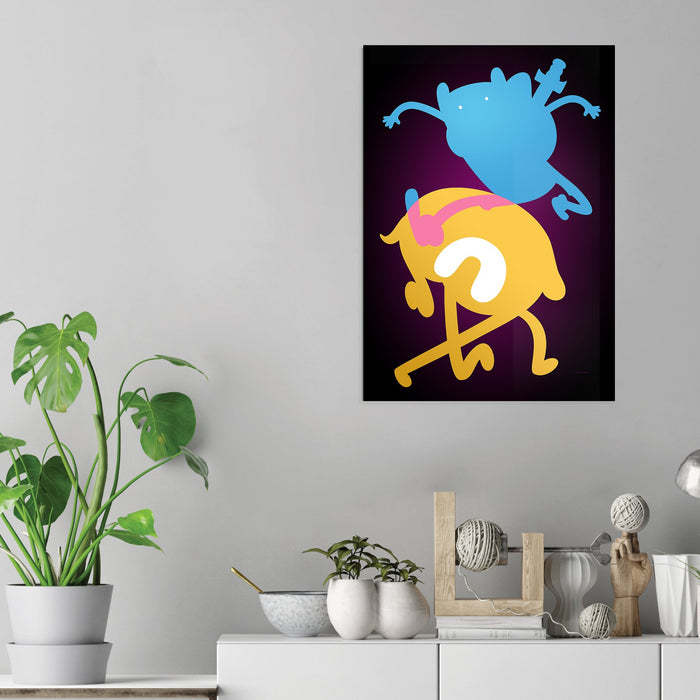 Adventure Time - Acrylic Wall Art Poster Print