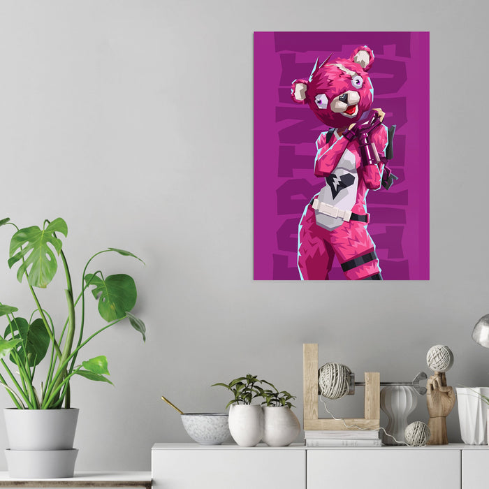 Fortnite Cuddle - Acrylic Wall Art Poster Print