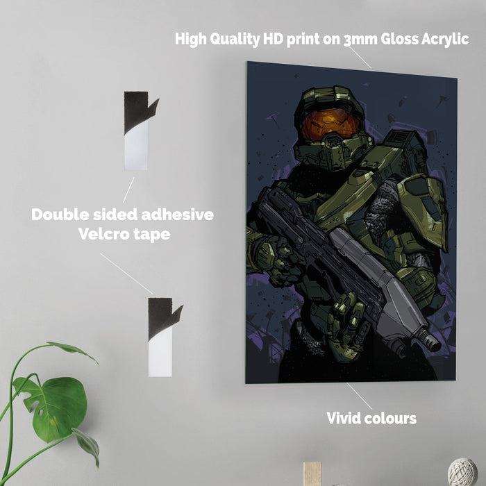 Halo - Acrylic Wall Art Poster Print