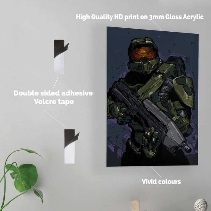 Halo - Acrylic Wall Art Poster Print
