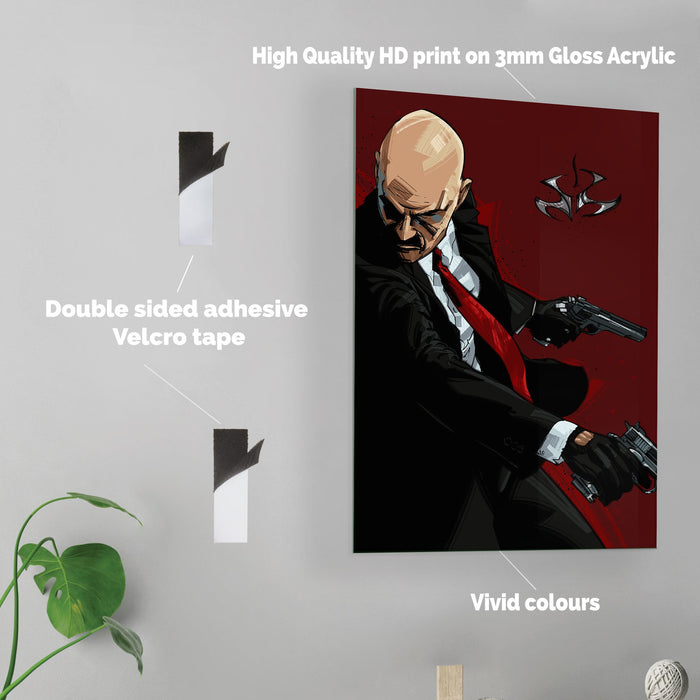 Hitman - Acrylic Wall Art Poster Print