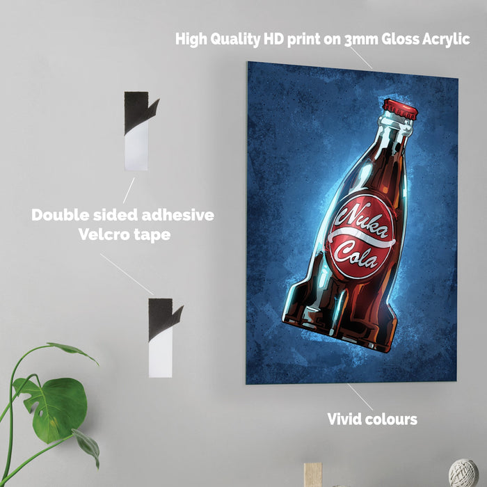 Nuka Cola - Acrylic Wall Art Poster Print