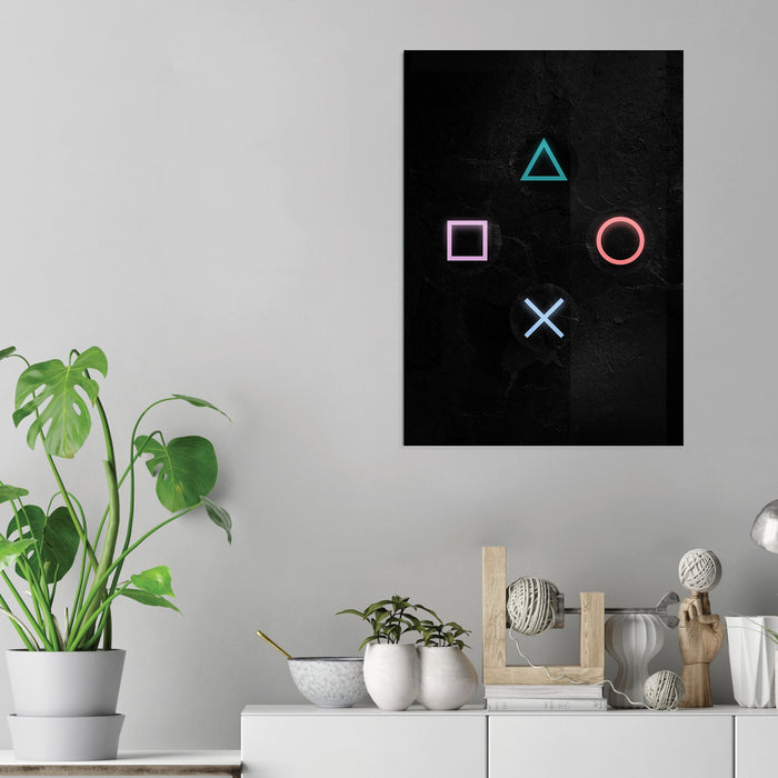 Play Station - Acrylic Wall Art Poster Print