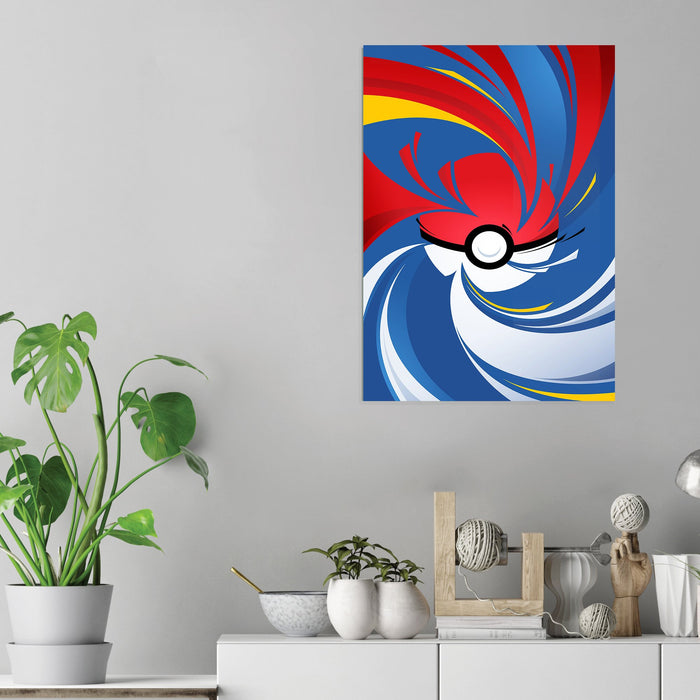 Pokémon Ball - Acrylic Wall Art Poster Print