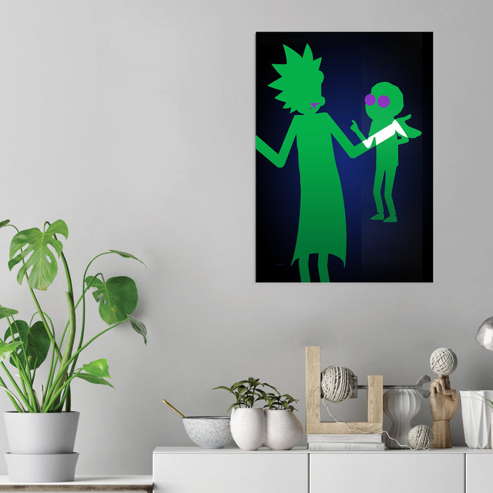 Rick and Morty - Acrylic Wall Art Poster Print