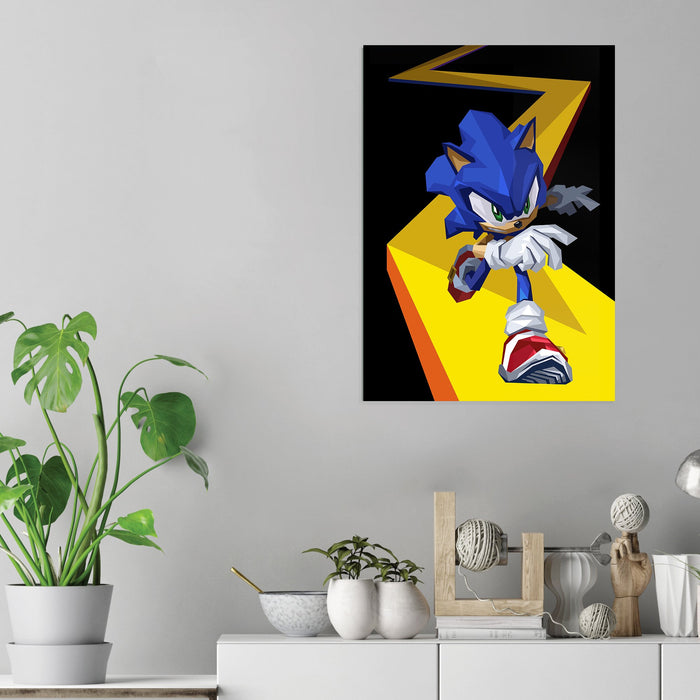 Sonic - Acrylic Wall Art Poster Print