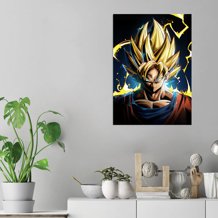 Super Saiyan - Acrylic Wall Art Poster Print