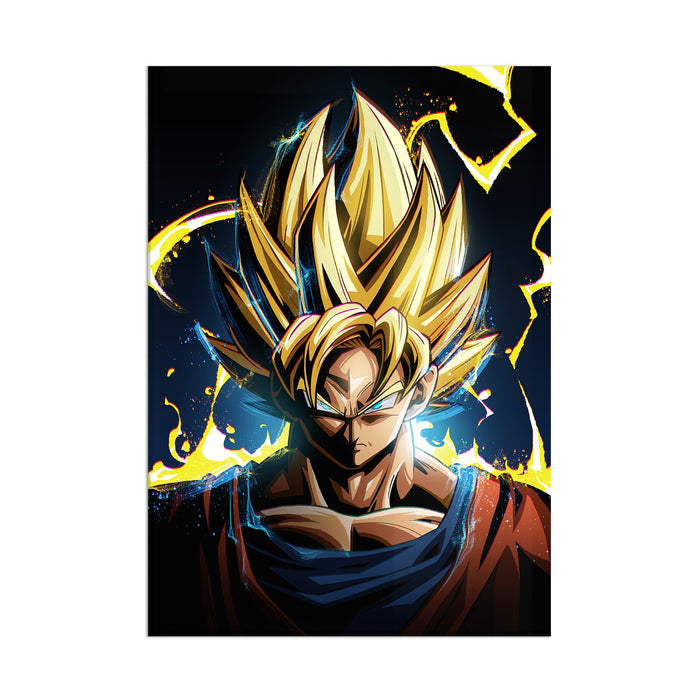 Super Saiyan - Acrylic Wall Art Poster Print