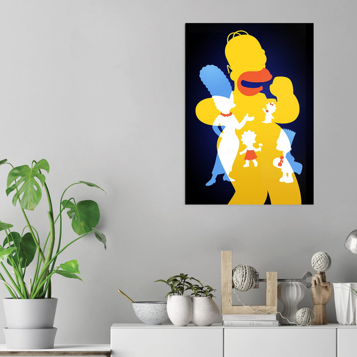 Simpsons - Acrylic Wall Art Poster Print