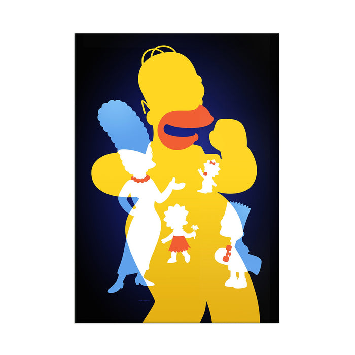 Simpsons - Acrylic Wall Art Poster Print