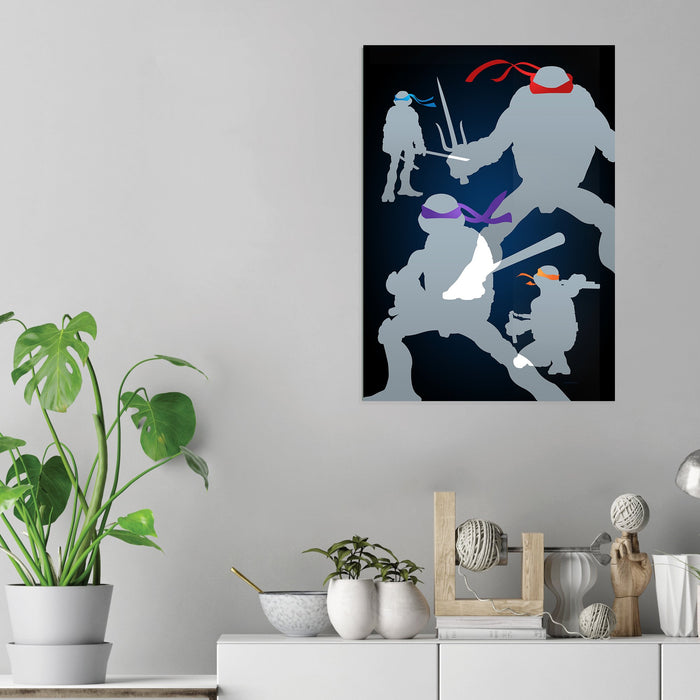 TMNT - Acrylic Wall Art Poster Print