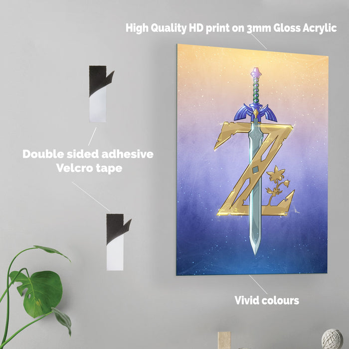 Zelda - Acrylic Wall Art Poster Print