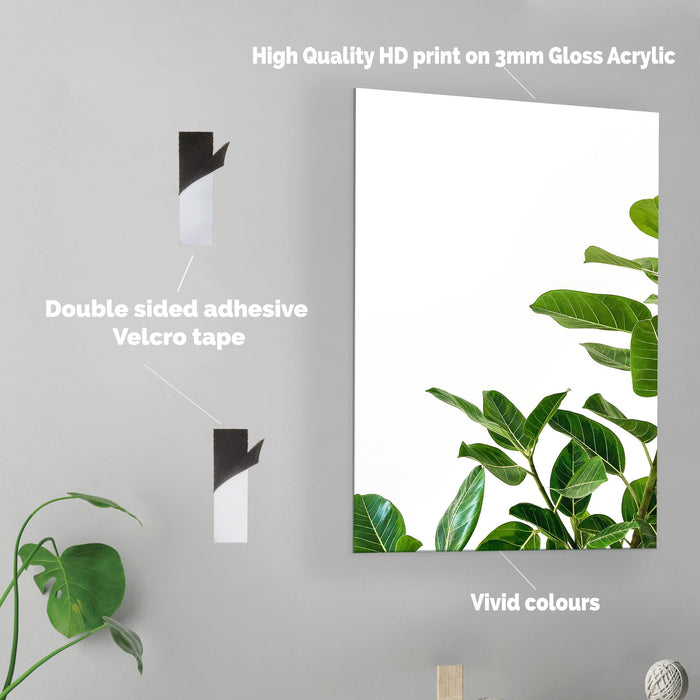 Leaves - Acrylic Wall Art Poster Print