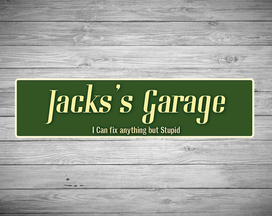 Personalised Garage, Shed Sign (Your Text) - Mancave Plaque